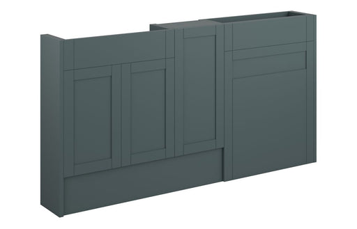 Haven 1536mm Slim Basin, WC & 1 Door Unit Pack - Matt Green Camo