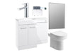 Verona 1000mm Furniture & BTW WC Pack - White Gloss