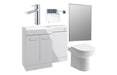 Verona 1000mm Furniture & BTW WC Pack - Grey Gloss