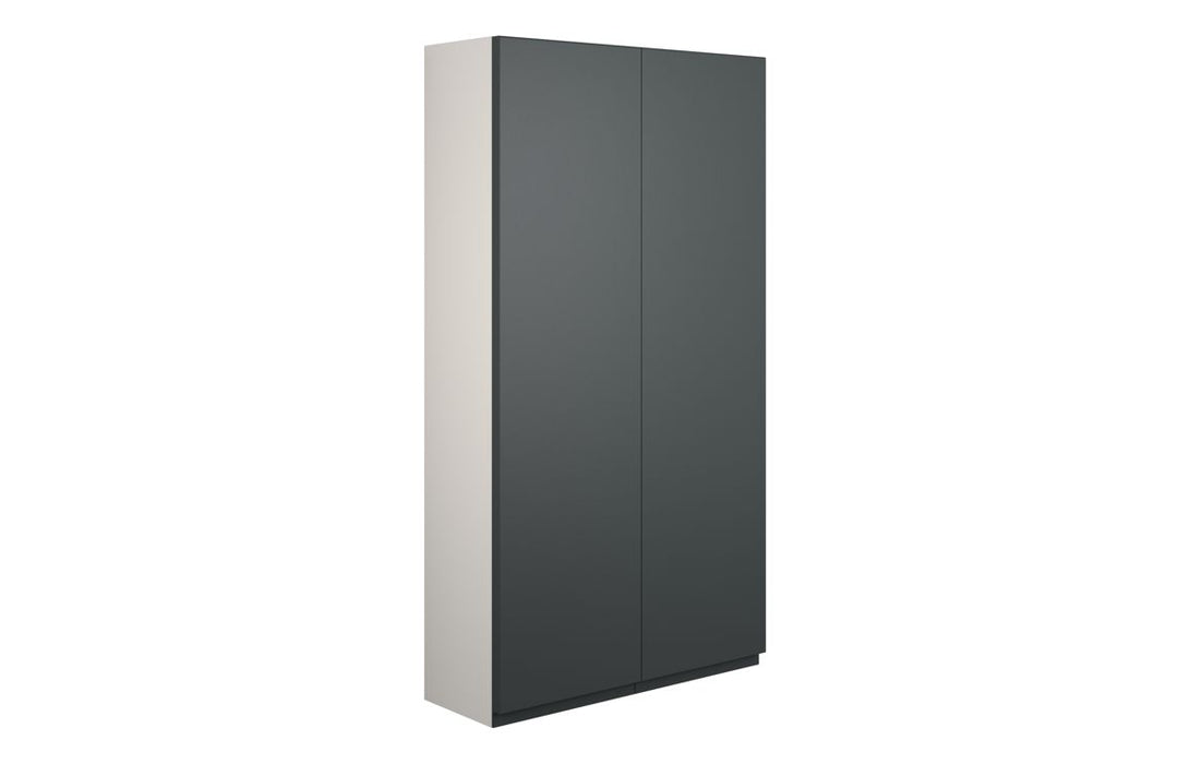 Siena 600mm Slim 2 Door Storage Unit - Matt Graphite Grey