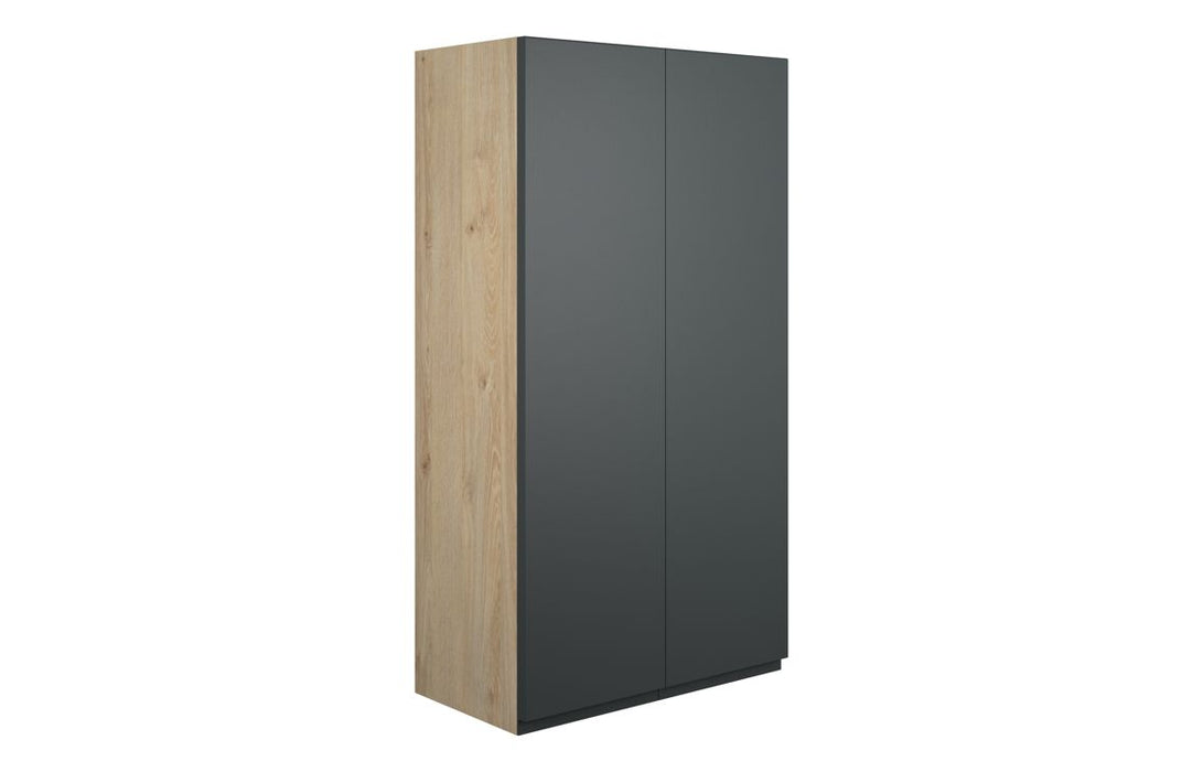 Siena 600mm Standard 2 Door Storage Unit - Matt Graphite Grey