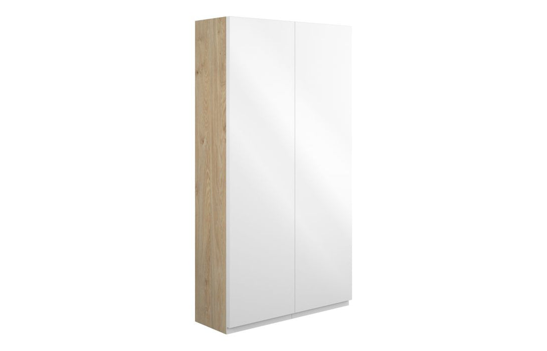 Siena 600mm Slim 2 Door Storage Unit - White Gloss