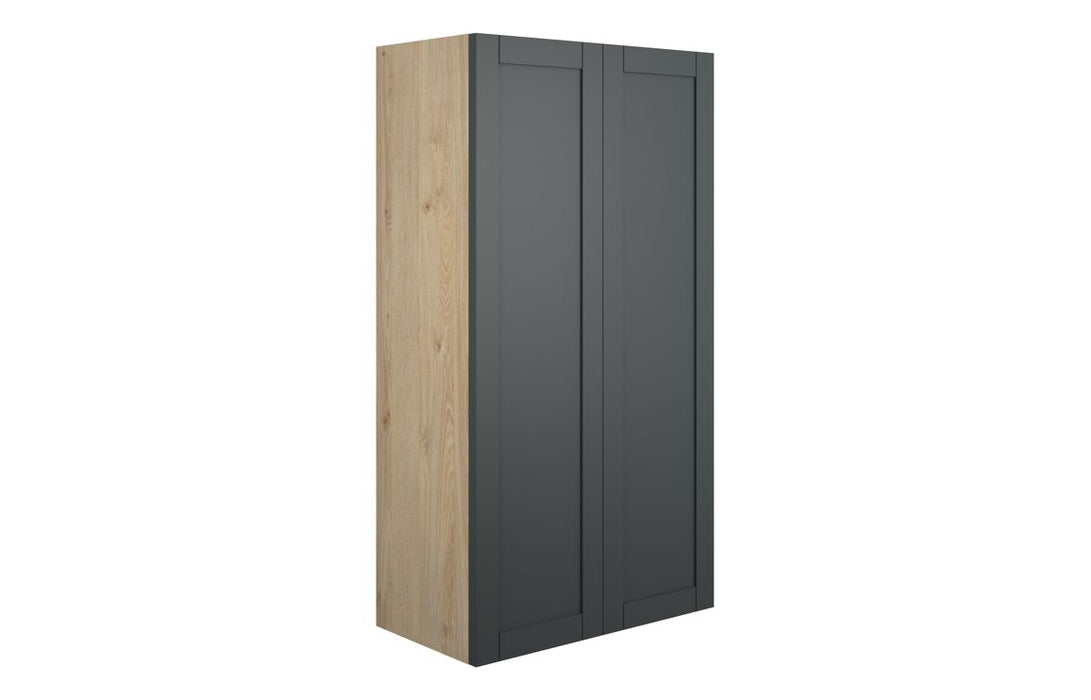 Haven 600mm Standard 2 Door Storage Unit - Matt Graphite Grey