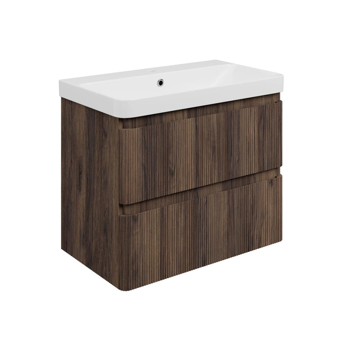 Nubo 805mm Wall Hung 2 Drawer Basin Unit & 1TH Basin