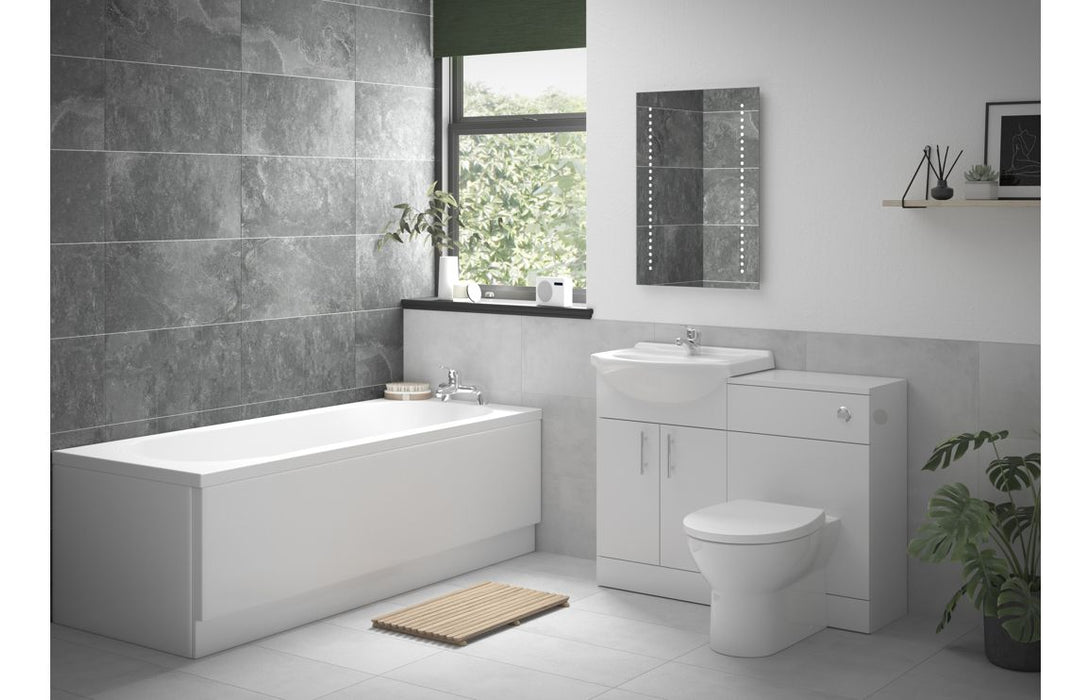 Scena Full Suite with Rimless BTW WC & Single End Bath