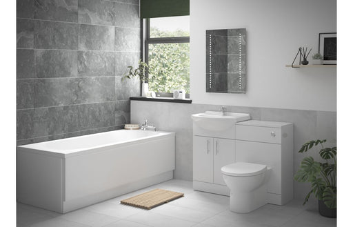 Scena Full Suite with Rimless BTW WC & Single End Bath