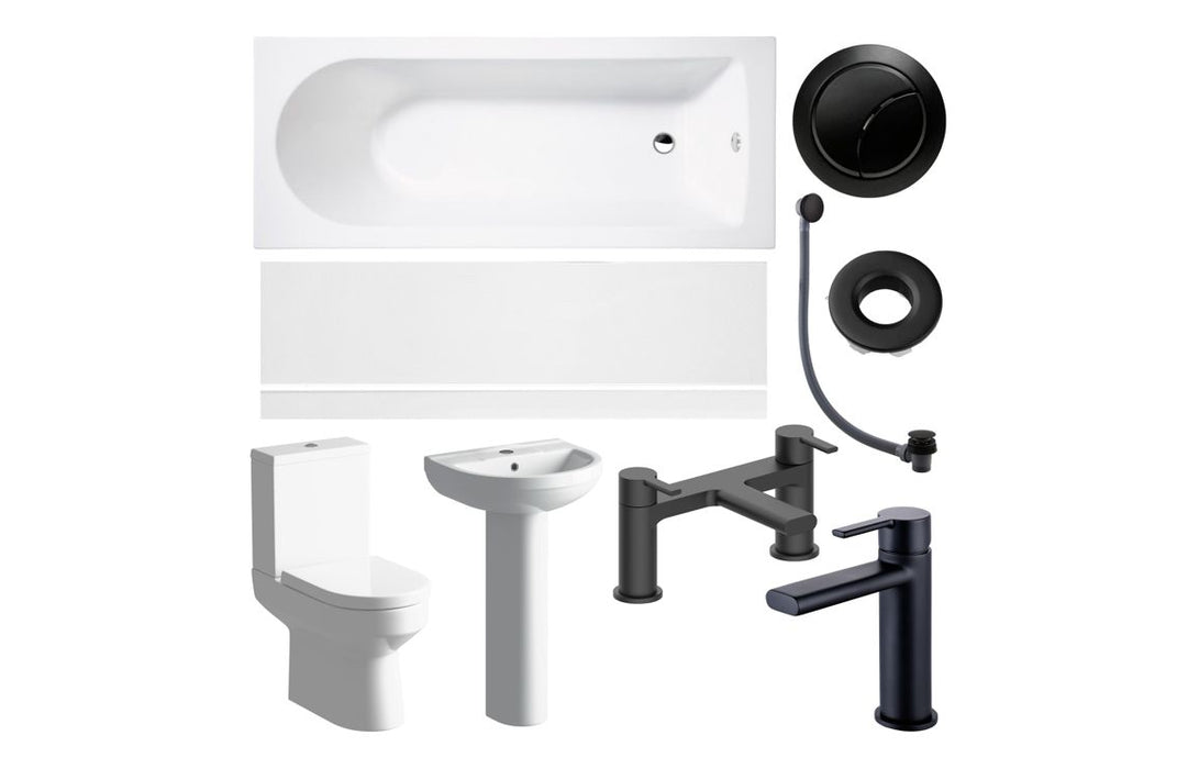 Laurentine Full Suite & Bath w/Black Finishes