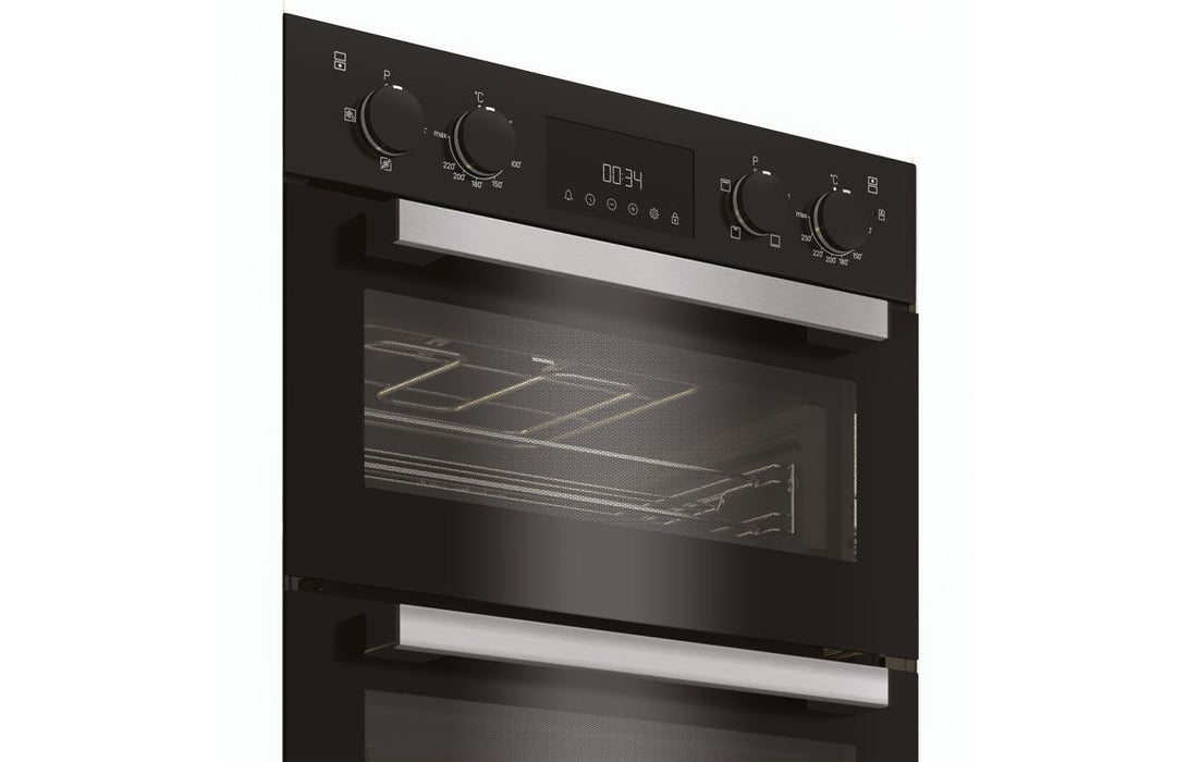 Hotpoint DIH 10D B Double Electric Oven - Black