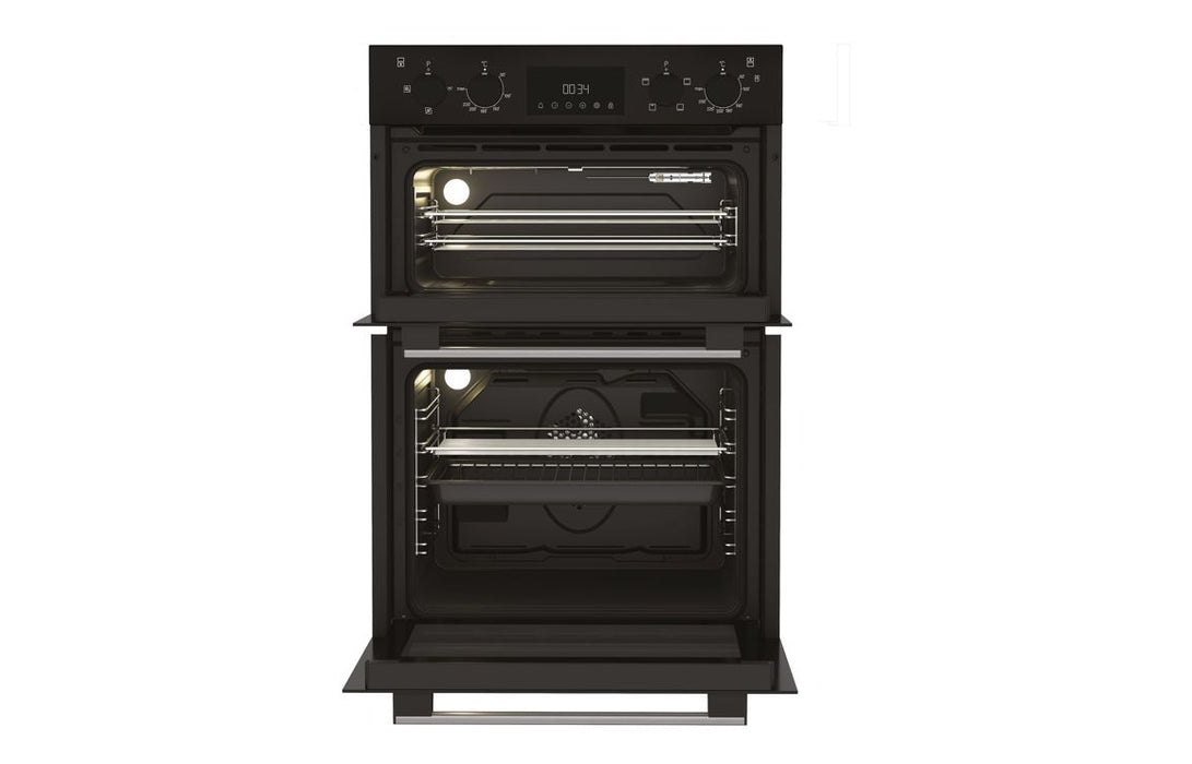 Hotpoint DIH 10D B Double Electric Oven - Black