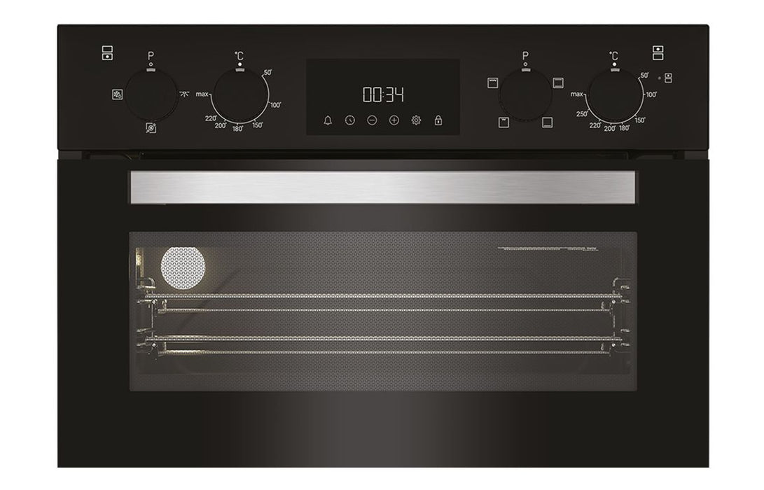 Hotpoint DIH 10D B Double Electric Oven - Black