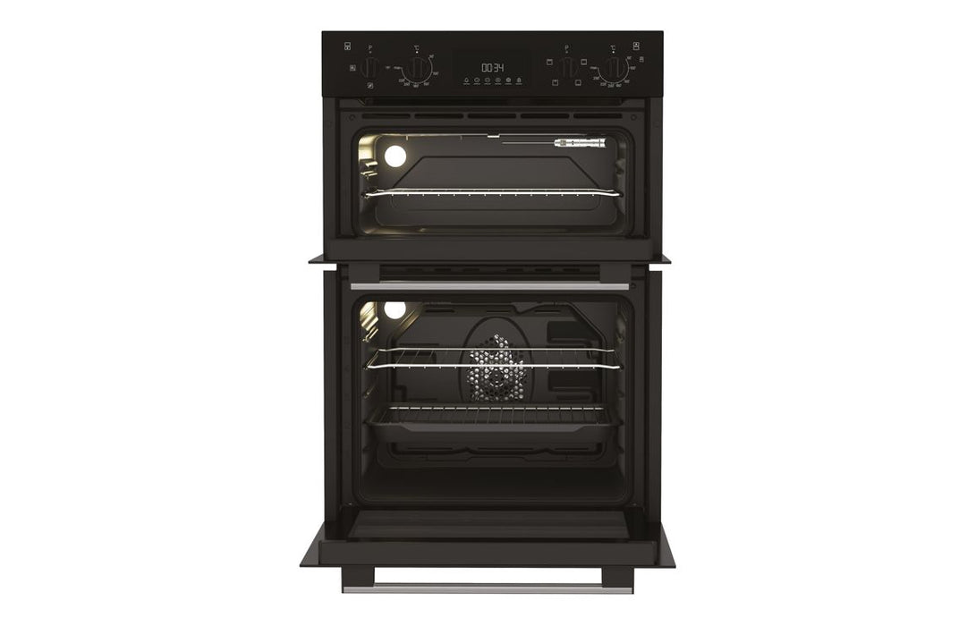 Indesit DII 10D B Double Electric Oven - Black