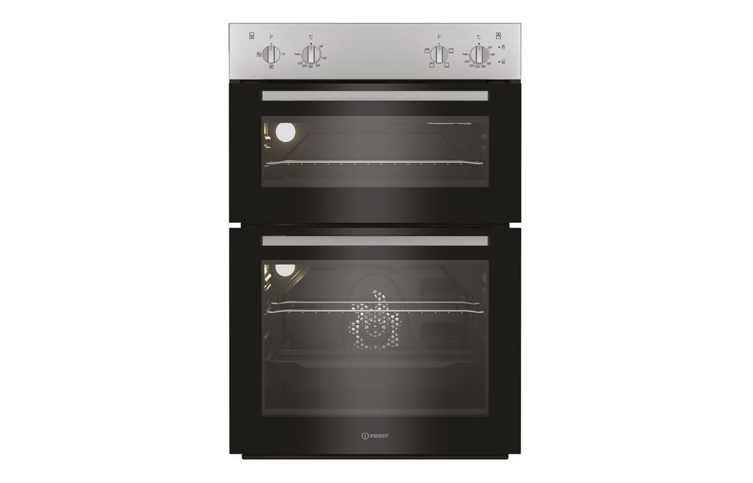 Indesit DII 10N S Double Electric Oven - Silver