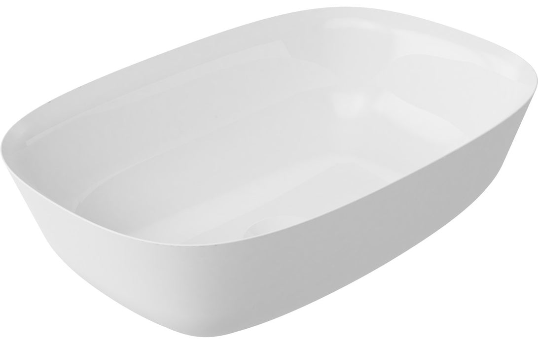 Liora 460x320mm Resin Washbowl - White