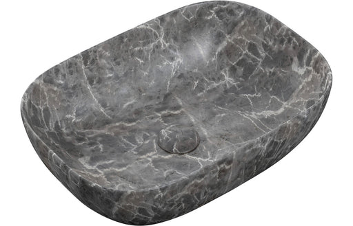 Otellia 460x330mm Ceramic Washbowl - Grey Marble Effect