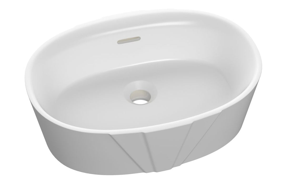 Delacroix 460x320mm Resin Washbowl - White