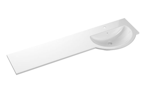 1544mm Standard Round One-Piece Basin & Overflow Ring - Right Hand