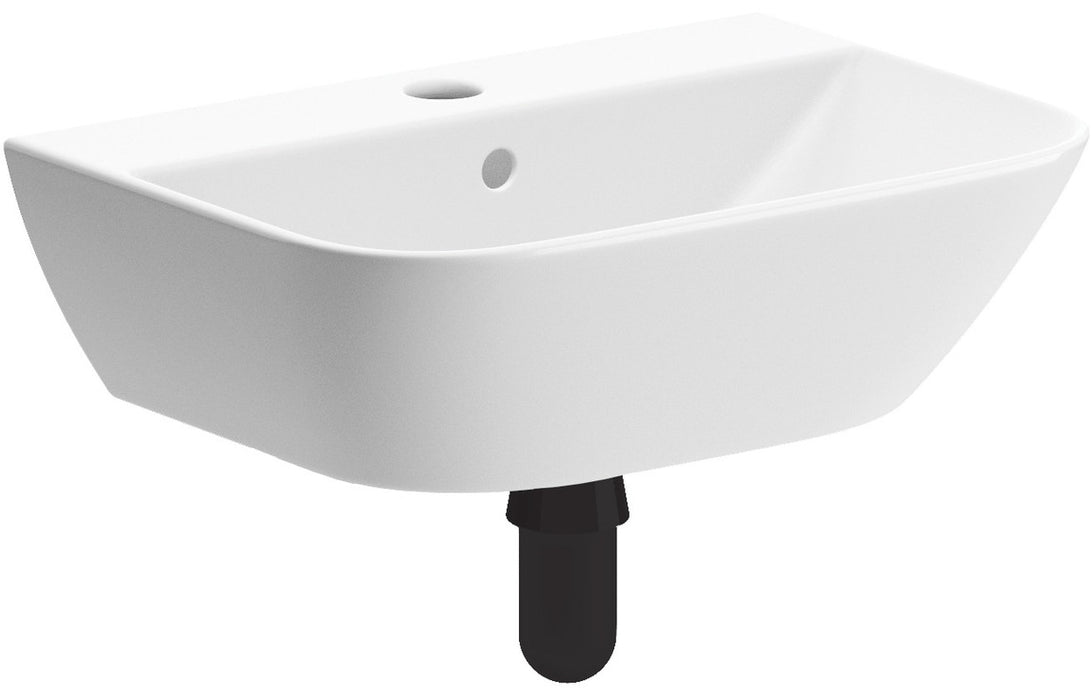 Cedraire 450x320mm 1TH Cloakroom Basin & Bottle Trap
