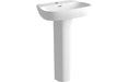 Amara 600x400mm 1TH Basin & Full Pedestal