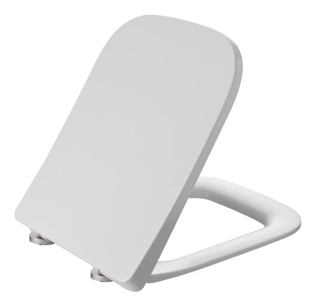 Arlo Square Soft Close Toilet Seat (Slim Depth) - White