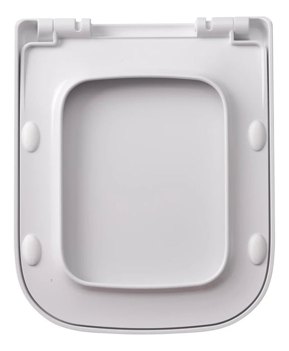 Arlo Square Soft Close Toilet Seat (Slim Depth) - White