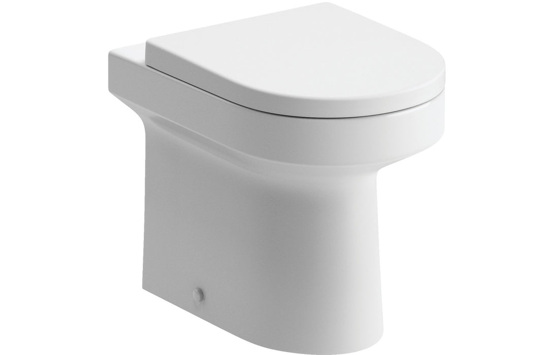 Verona 900mm Furniture & BTW WC Pack - Grey Gloss