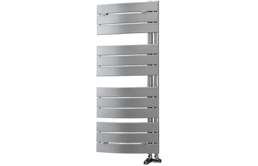Quadra Curved Panel Ladder Radiator- Chrome