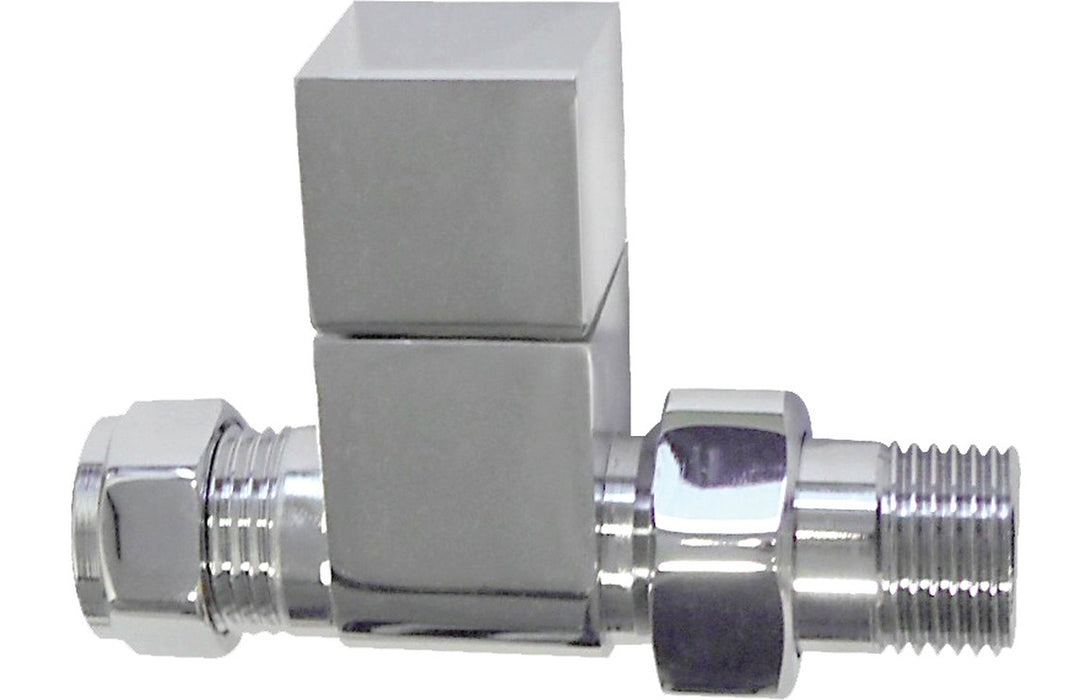 Square Chrome Radiator Valves