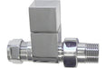 Square Chrome Radiator Valves