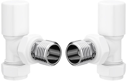 Patterned White Radiator Valves