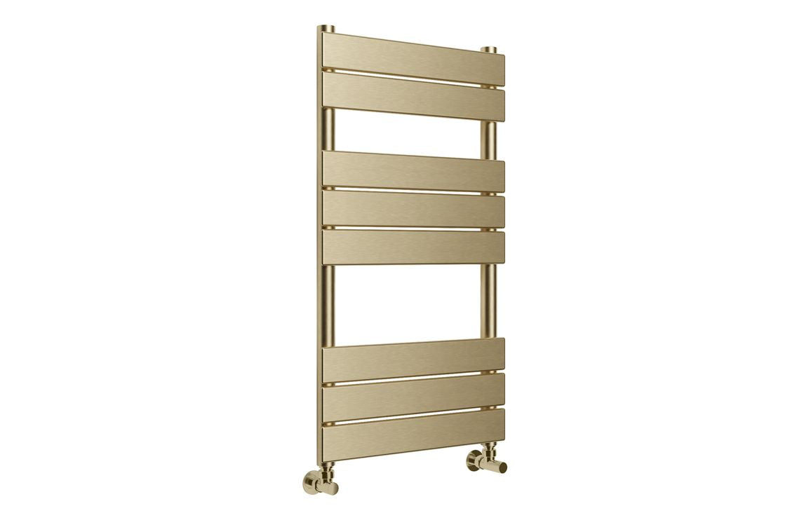 Modevo Square Ladder Radiator - Brushed Brass — Trade Superstore Online