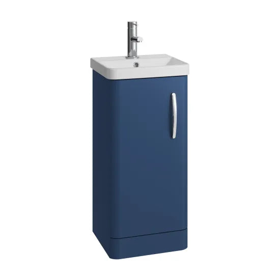 Arley Direction 400mm 1 Door Floor Standing Vanity Unit With Basin