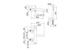 Vema Tiber Wall Mounted Bath/Shower Mixer - Brushed Brass