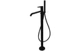 Vema Timea Floor Standing Bath/Shower Mixer - Matt Black