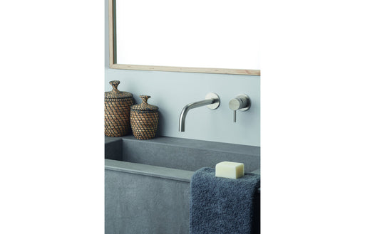 Vema Tiber Wall Mounted Basin Mixer - St/Steel