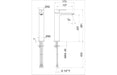 Vema Timea Tall Basin Mixer - Chrome