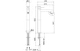Vema Maira Tall Basin Mixer - Chrome