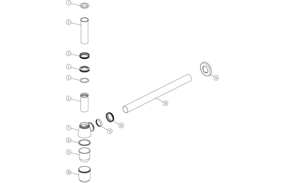 Bottle Trap - Chrome