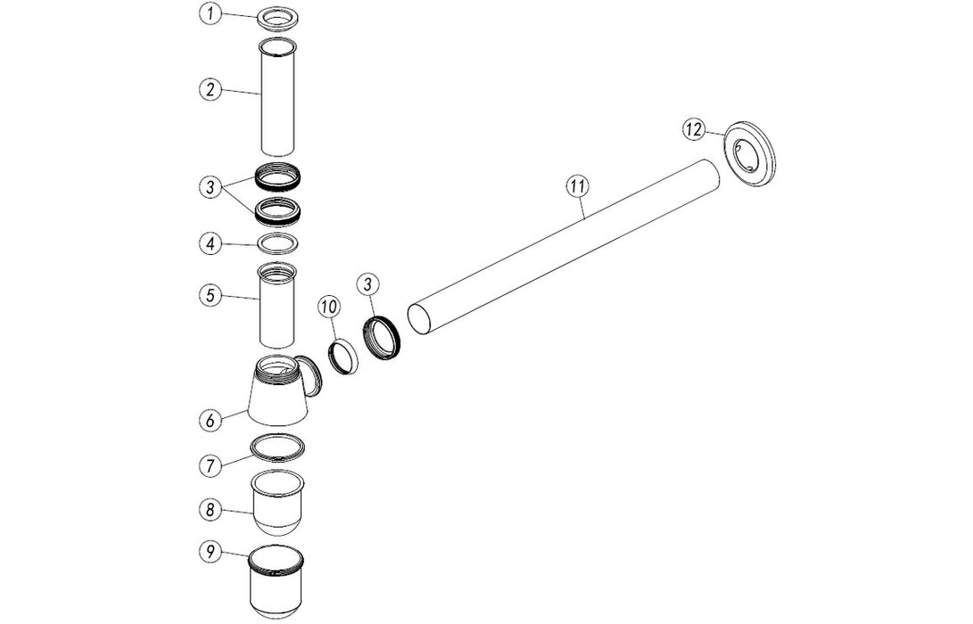 Bottle Trap - Matt Black