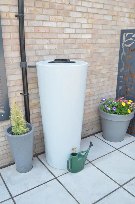 420 Litre Water Butt - Just Water In White Marble