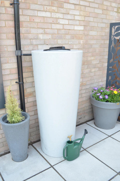 420 Litre Water Butt - Just Water In White Marble