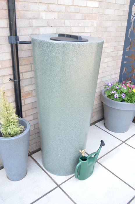 420 Litre Water Butt - Just Water In Green Marble