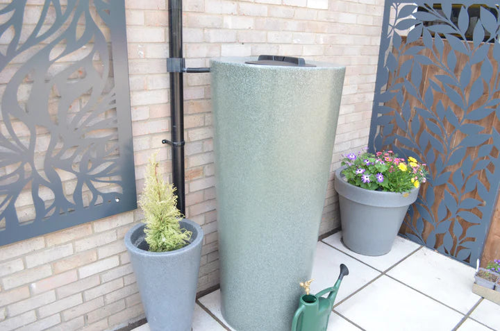 420 Litre Water Butt - Just Water In Green Marble