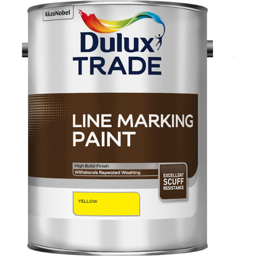 5L Dulux Trade Line Marking Paint Yellow