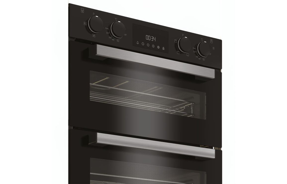 Hotpoint DUH 10D B Built Under Double Electric Oven - Black