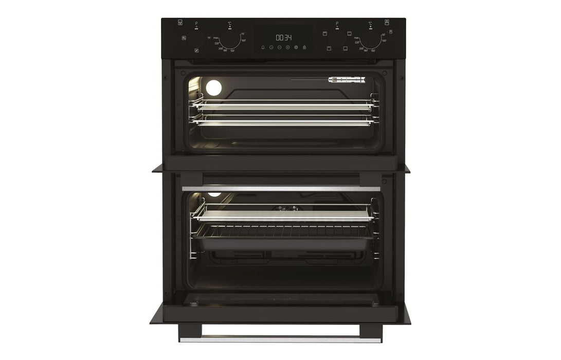 Hotpoint DUH 10D B Built Under Double Electric Oven - Black