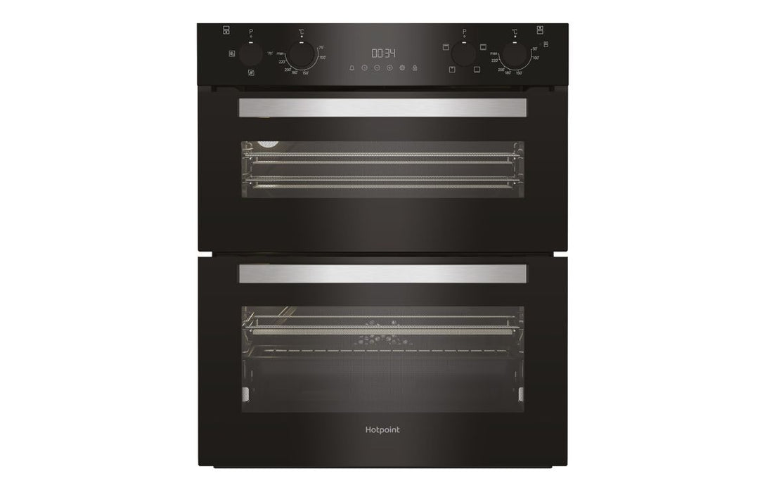 Hotpoint DUH 12G1 B Built Under Double Electric Oven - Black