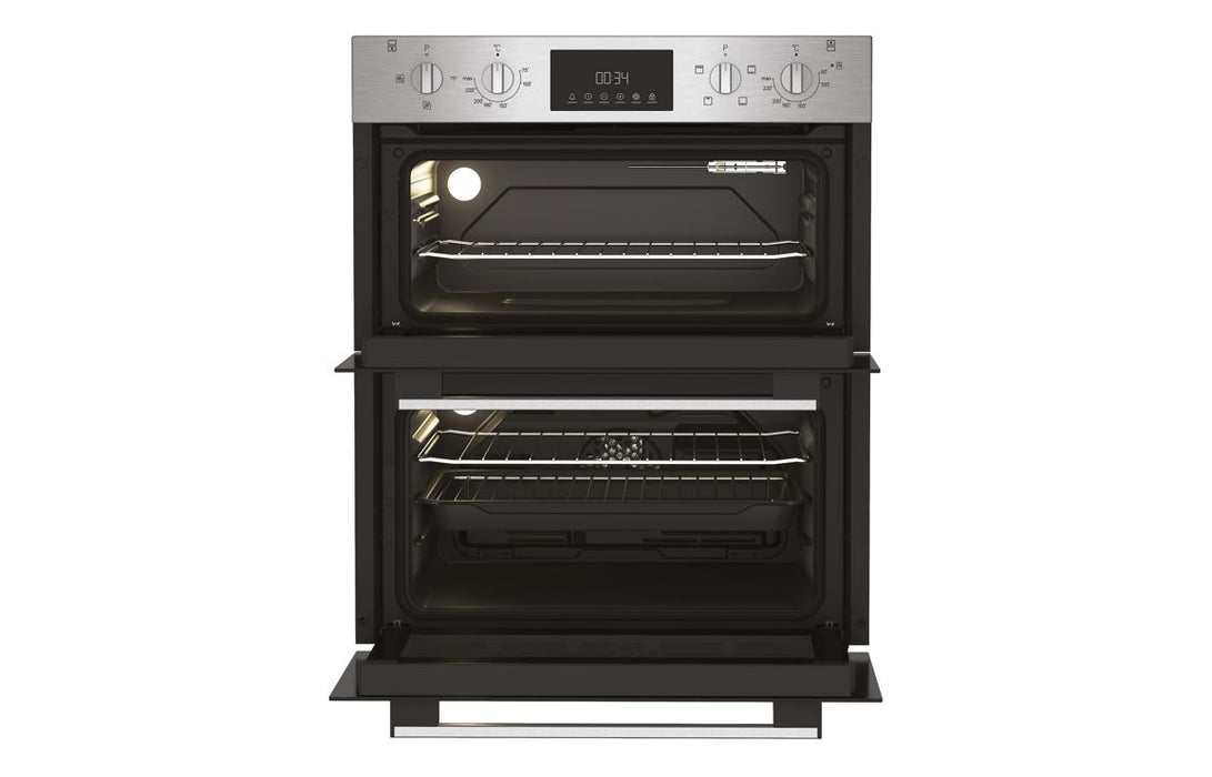 Indesit DUI 10D IX Built Under Double Electric Oven - St/Steel