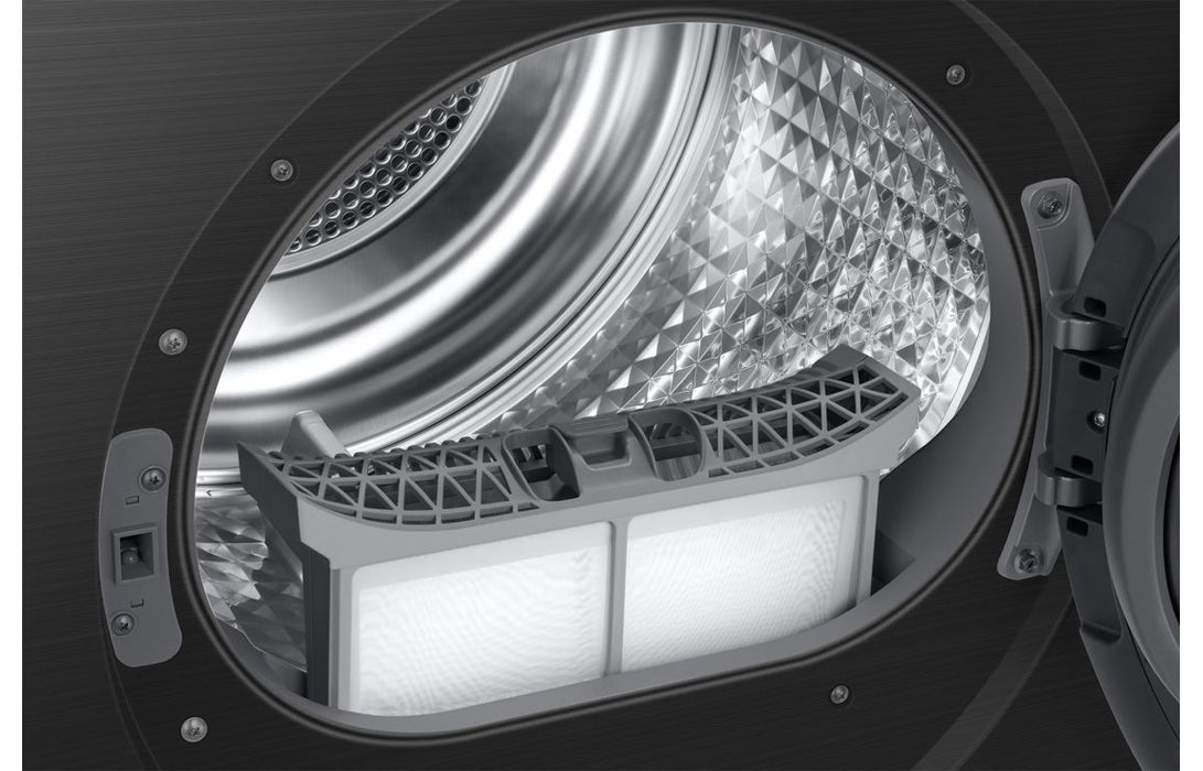 Samsung Series 7 DV90T6240LB/S1 F/S 9kg Heat Pump Condenser Dryer - Black