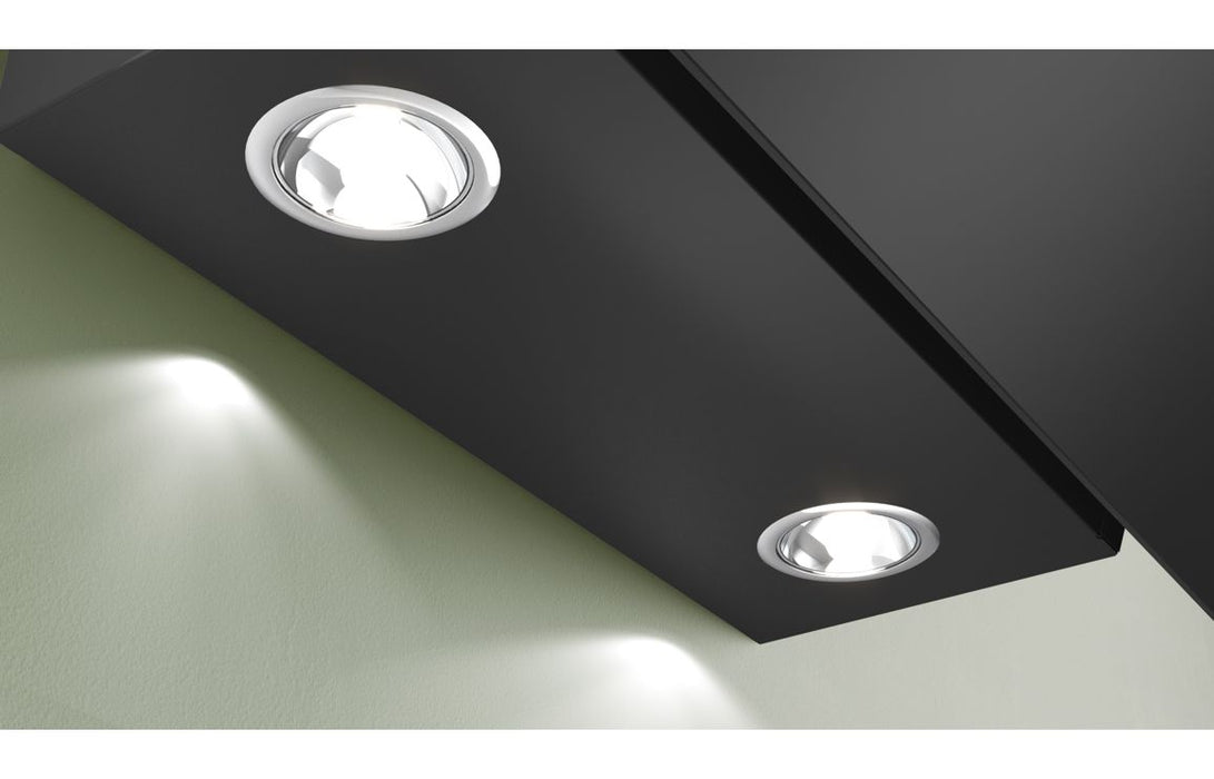 Bosch Series 2 DWK65DK60B 60cm Chimney Hood - Black Glass