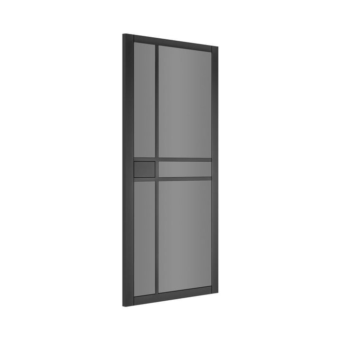 Deanta Dalston Black Prefinished Tinted Glaze Door